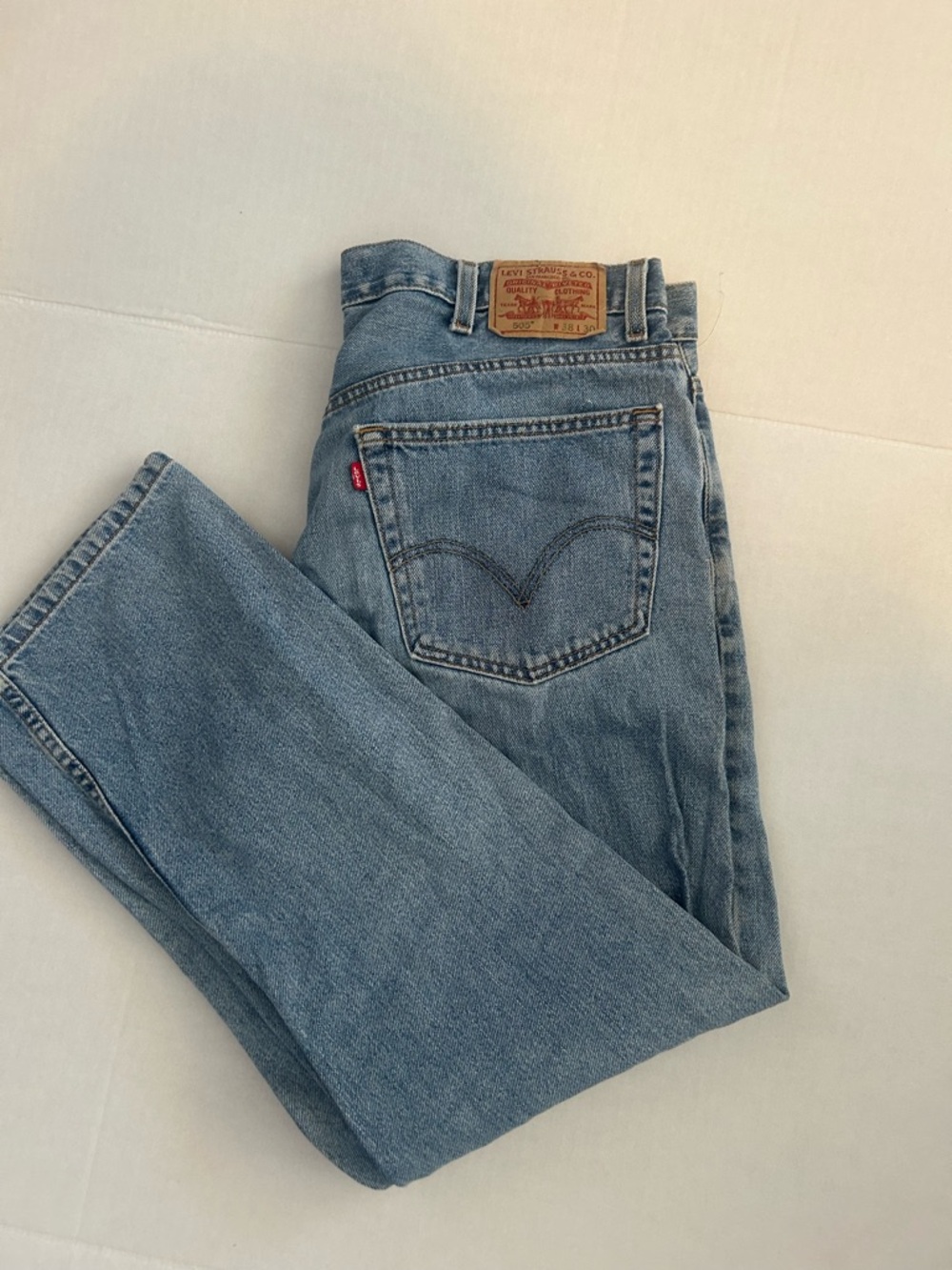 Levi's Men’s Light Blue Slim-Straight Jeans (A2)
